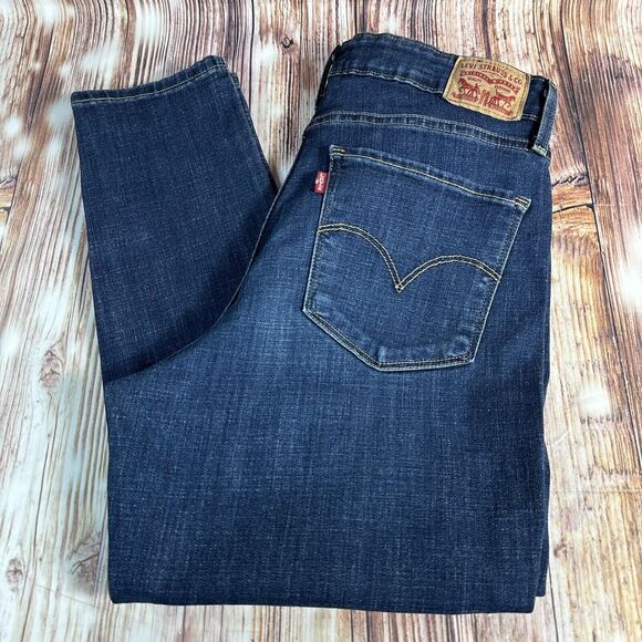 Levi's Denim - Levi's 721 HIGH RISE SKINNY Womens Size 31 Blue Jeans Denim Pants 30x27.5